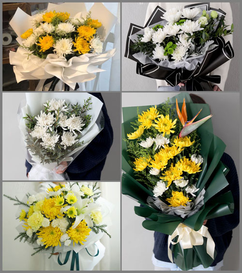 浙江省杭州余杭区乔司街道葛家车村白事花束代送